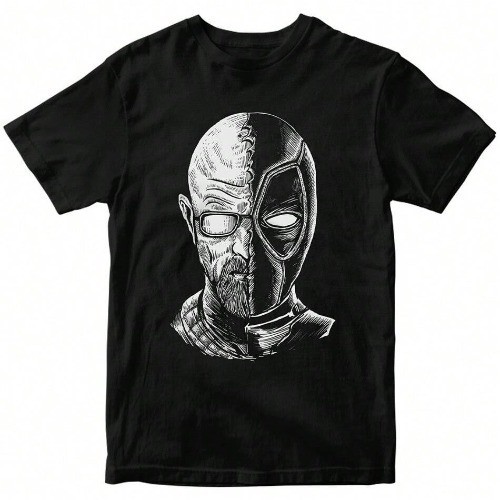 Camiseta Walter White Deadpool Serie Breaking Bad Heisenberg