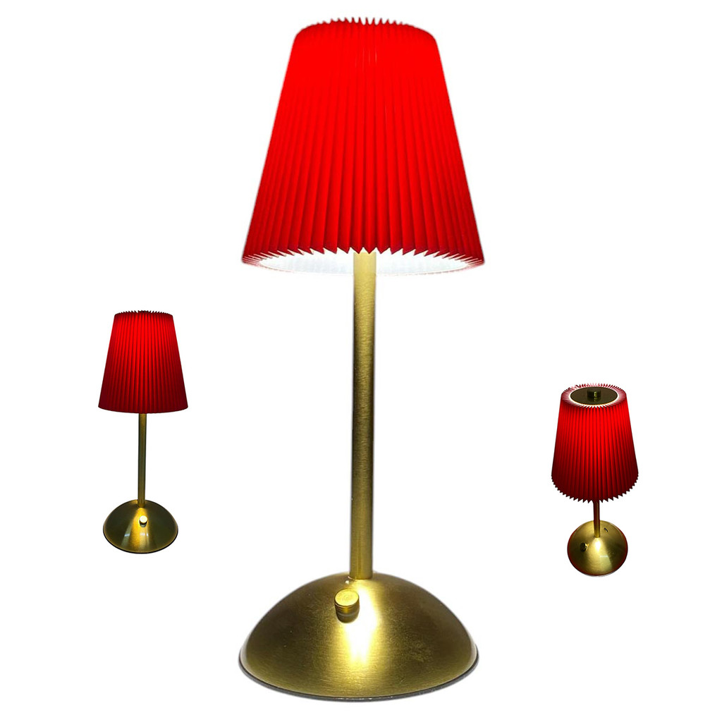 Luminaria de Mesa LED 3 Tons Controle de Intensidade Bateria Recarregavel USB Decoraçao Quarto Cabeceira Sala de Estar