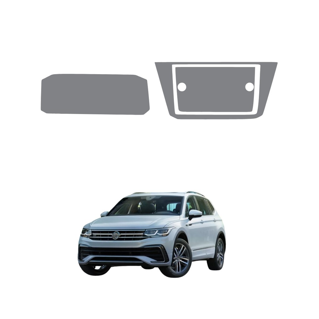 Película PPF Proteção Kit Velocímetro Multimídia VW Tiguan R Line 2022 2023 2024 2025 Anti Risco