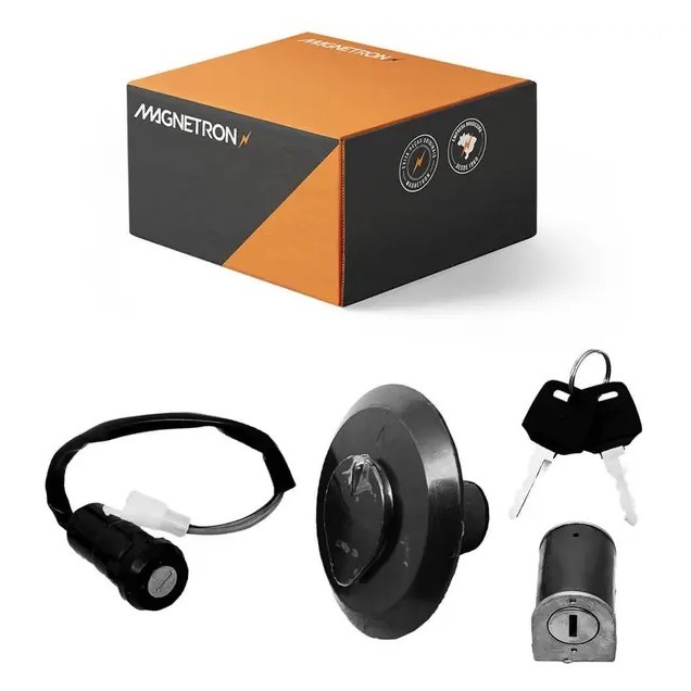 Kit Chave De Ignição moto Partida Contato Honda CG 125 Fan 2009 2010 2011 2012 2013 3 PÇS em Oferta na Shopee