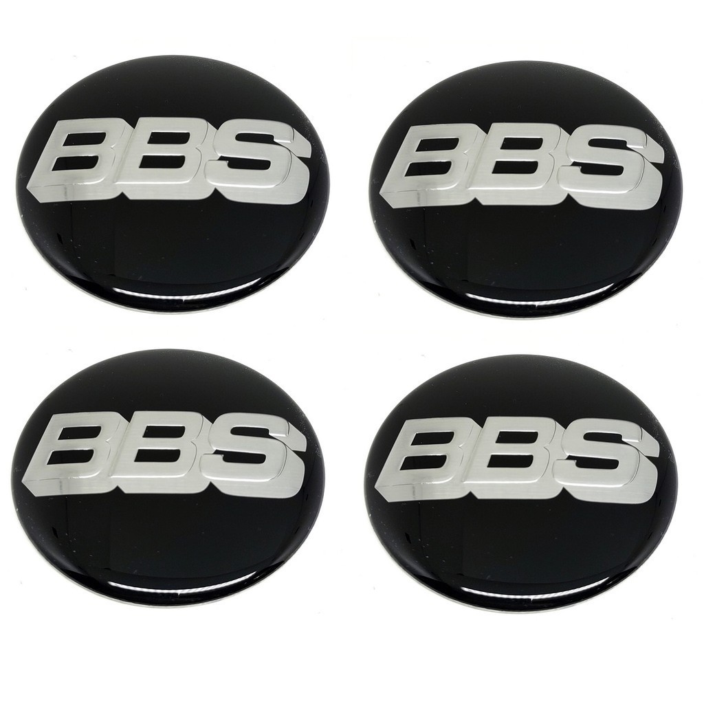 Kit 4 Emblema adesivo Roda Bbs Carbono Preto 65mm em Oferta na Shopee
