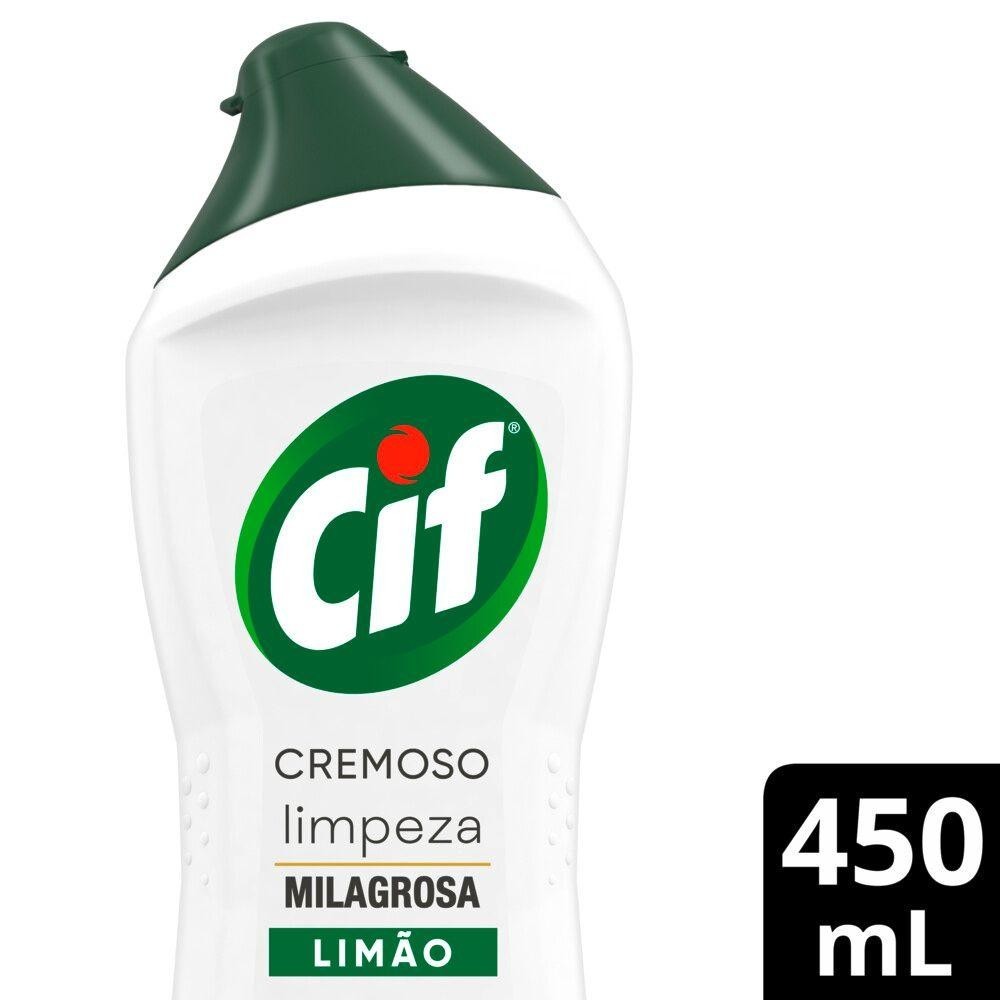 Multiuso Cif Cremoso Limão com 450ml em Oferta na Shopee