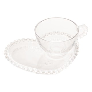 Xícara de Chá Wolff Pearl de Cristal 180ml