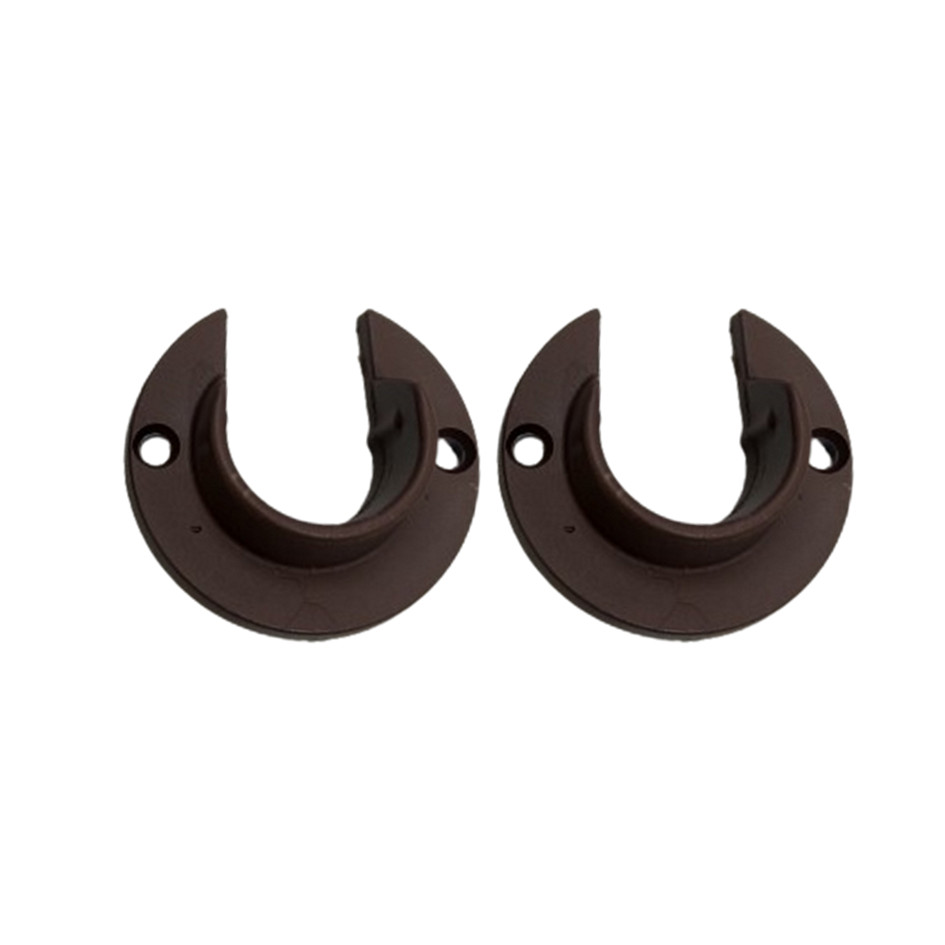 Par Suporte de Parede Roseta Flange Varões de Cortina 28MM