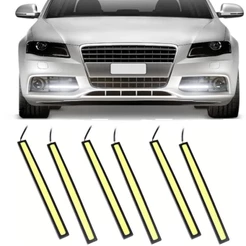 Kit 6 Barras Led Drl Farol Auxiliar Longa 17cm Super Branca
