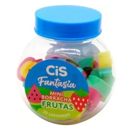 BORRACHA MINI FANTASIA - FRUTAS - CIS