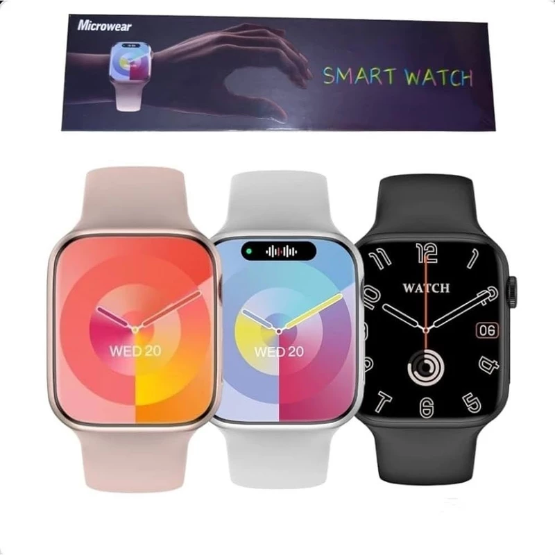 Smartwatch W29S Série 9 Ilha Dinâmica 47mm Original
