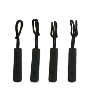 Puxador de zíper avulso- 4 Pecas Preta em Oferta na Shopee