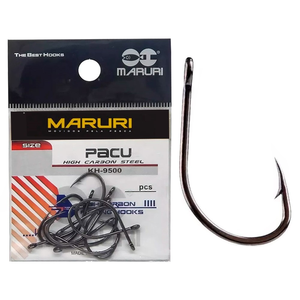 Anzol Pacu Black Nickel C 10 Pçs - Maruri - Sports & Outdoors