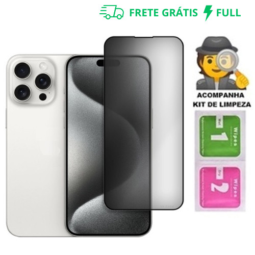 Película de  Privativa Anti Spy Para IPhone Privacidade Para XS XR 11 12 13 14 15 16 17 Pro Max