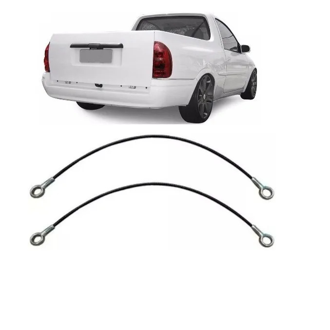 Cabo Aço Tampa Caçamba Pick-up Corsa 95 96 97 98 99 00/03