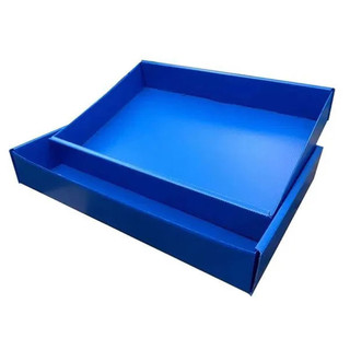 CAIXA DE CAMISA POLIONDA NA COR AZUL em Oferta na Shopee