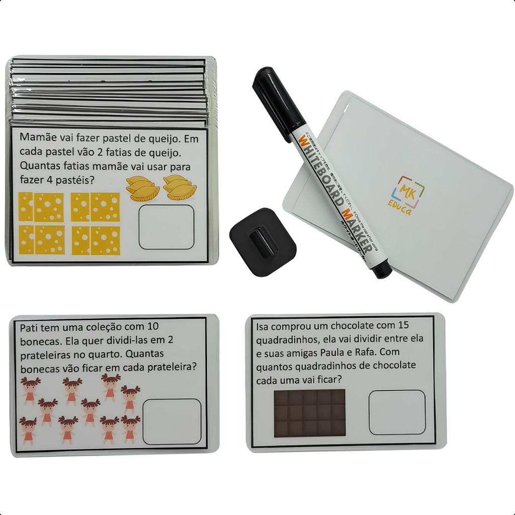 Situações Problema Matemática Simples Multiplicação Divisão em Oferta na Shopee