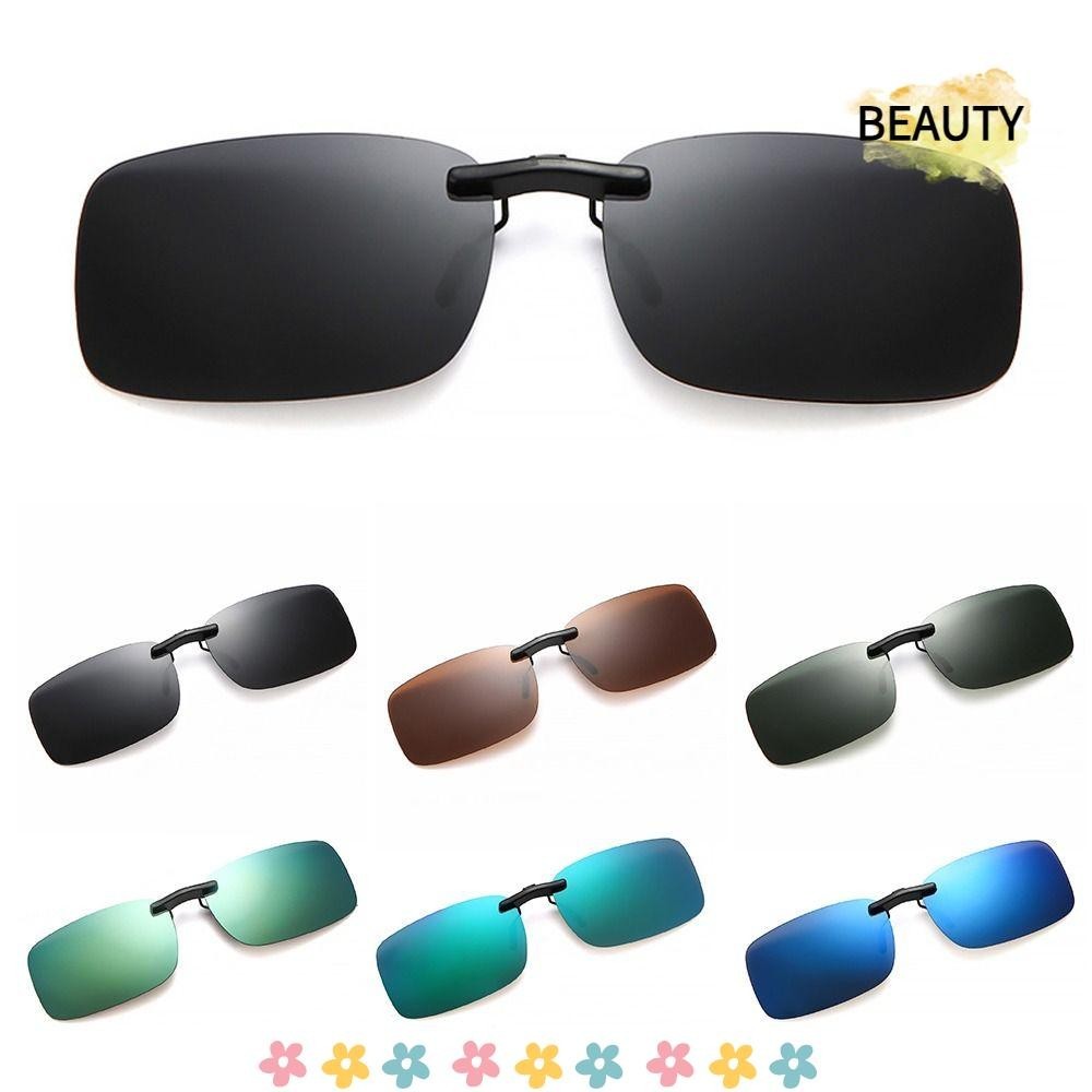 BEAU Clip-On Óculos De Sol Polarizados , Proteção UV400 Flip Up , De Moda Ultra-Leves Sobre Prescrição Para Mulheres E Homens em Oferta na Shopee
