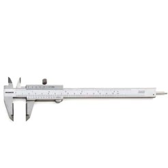 Paquimetro Universal Analógico Com Medidor Metálico Inox 150MM X 0,02MM Idea
