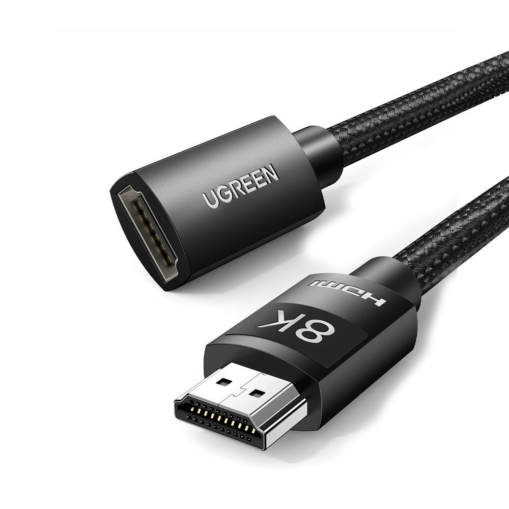Cabo Extensor Vídeo Ugreen Hdmi 2.1 Macho/Fêmea Resolução 8k60hz Preto em Oferta na Shopee