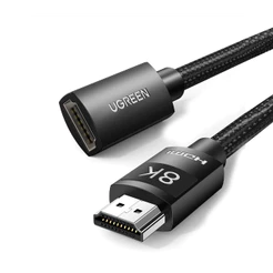 Cabo Extensor Vídeo Ugreen Hdmi 2.1 Macho/Fêmea Resolução 8k60hz Preto