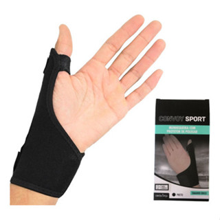 Munhequeira De Pulso Protetor De  Polegar Preto em Oferta na Shopee
