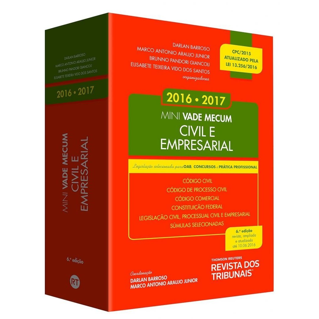 Mini Vade Mecum Civil e Empresarial. Legislação Selecionada Para OAB, Concursos e Prática Profissional