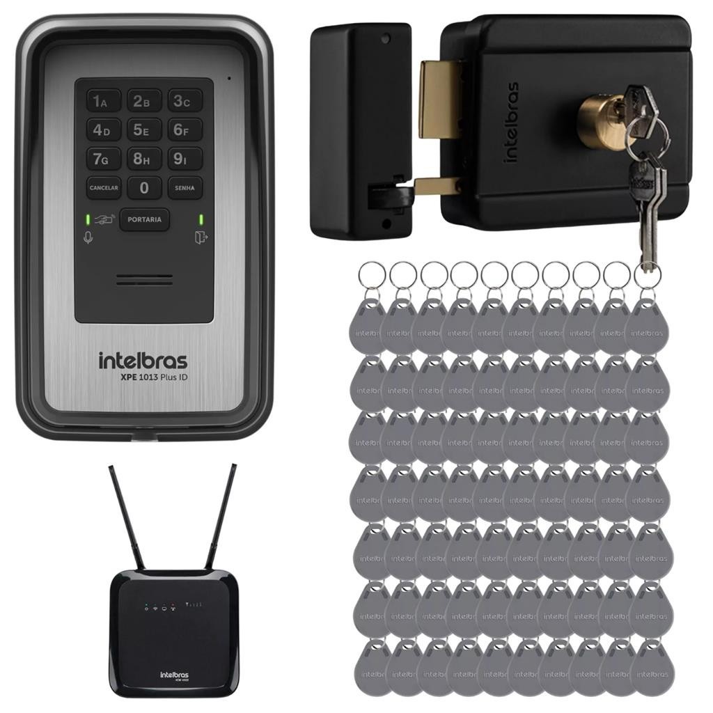 Interfone Coletivo GSM Sem Fio Intelbras: Acesso Via Celular e 50 Chaveiros RFID