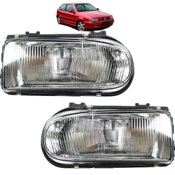 Farol Gol 1995 1996 1997 1998 1999 G2 Cromado Policarbonato