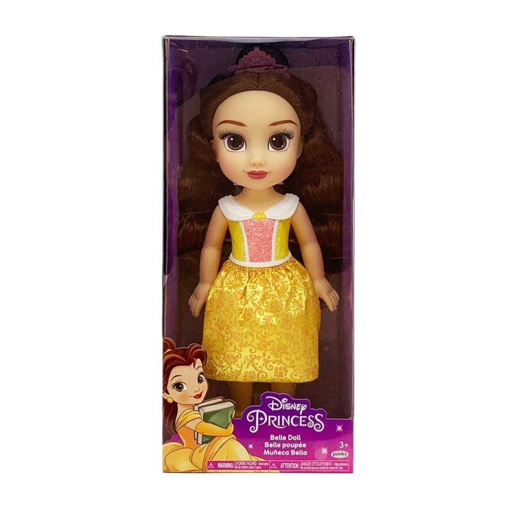 Boneca Disney Princesas Bela 38cm com Sapatos Removíveis para Crianças a Partir de 3 Anos Multikids - BR2018 em Oferta na Shopee