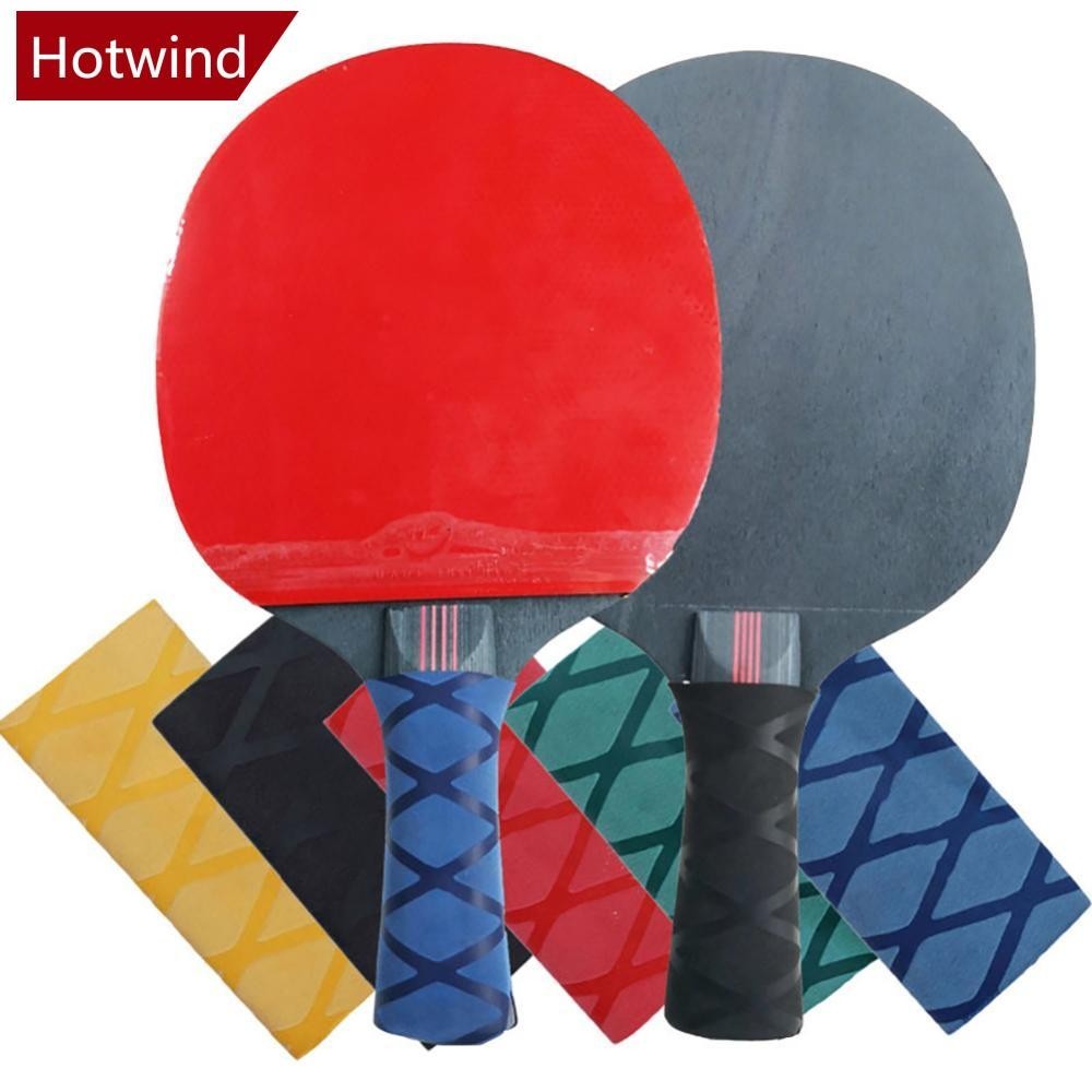 HOTWIND 1PC Heat Shrink Table Tennis Racket Handle Sweatband Grip Non-Slip Wrap Borracha De Mão Para Raquete De Tênis De Mesa I1Q6