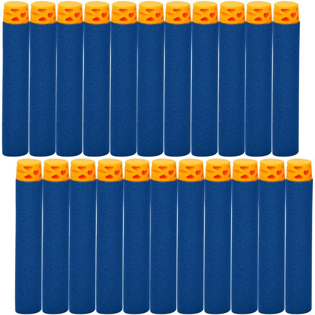 24 Refil Dardos Municao Arma Brinquedo Lancador Shot Nerf
