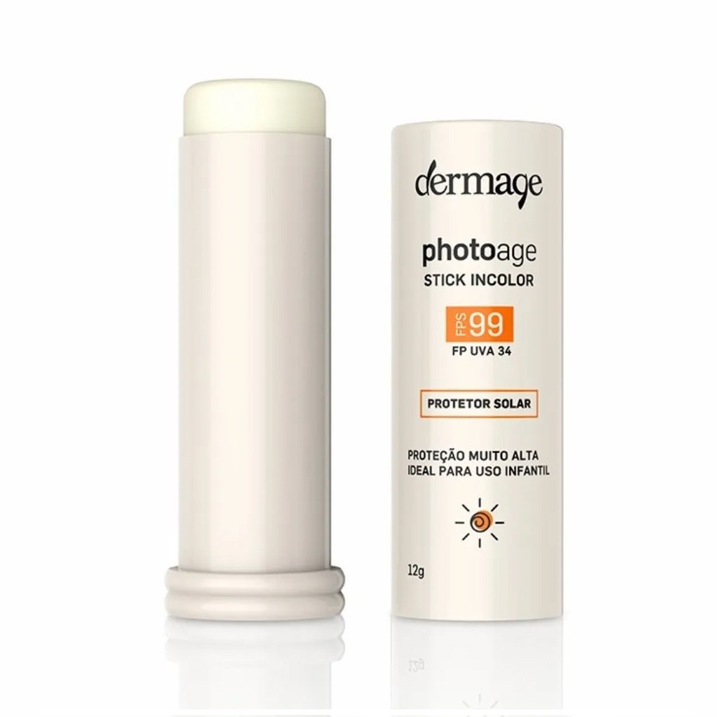 Protetor Solar Dermage Photoage Stick INCOLOR FPS99 - 12g