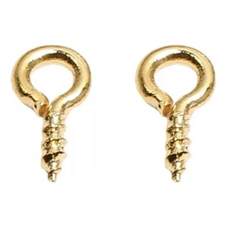 Mini Pitão Rosqueável Prata/dourado 100 Pcs -5x10mm em Oferta na Shopee