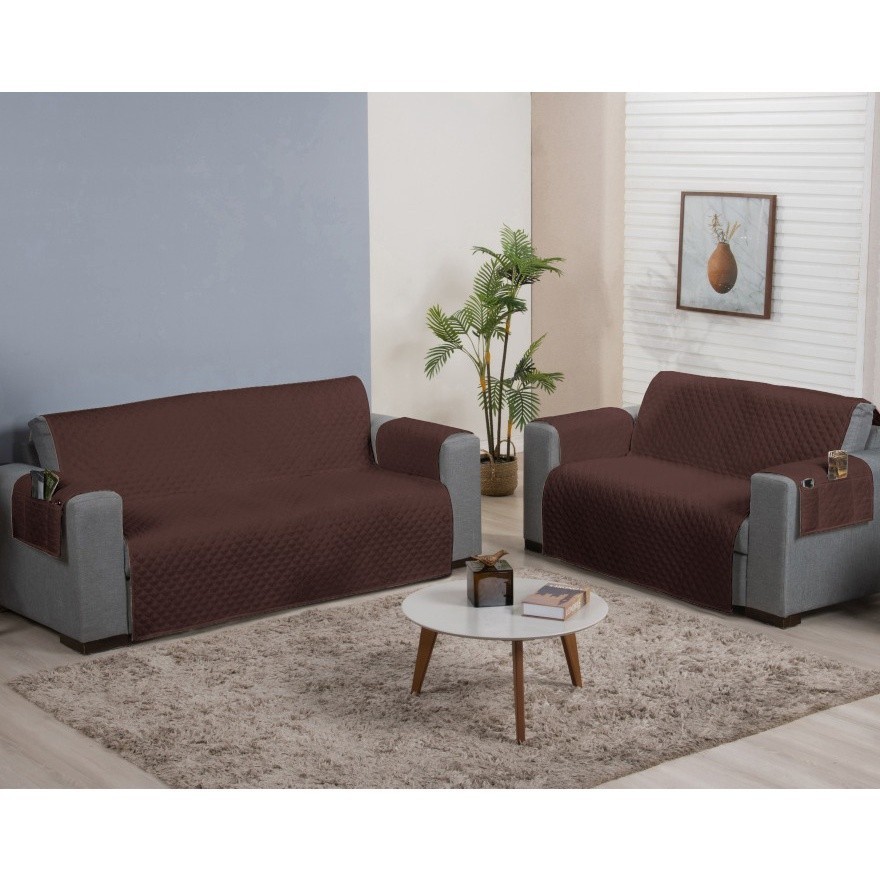 Protetor de Sofá 2 e 3 Lugares Tamanho Padrao Melhor