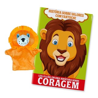 História sobre Valores com Fantoche – Leão em Oferta na Shopee