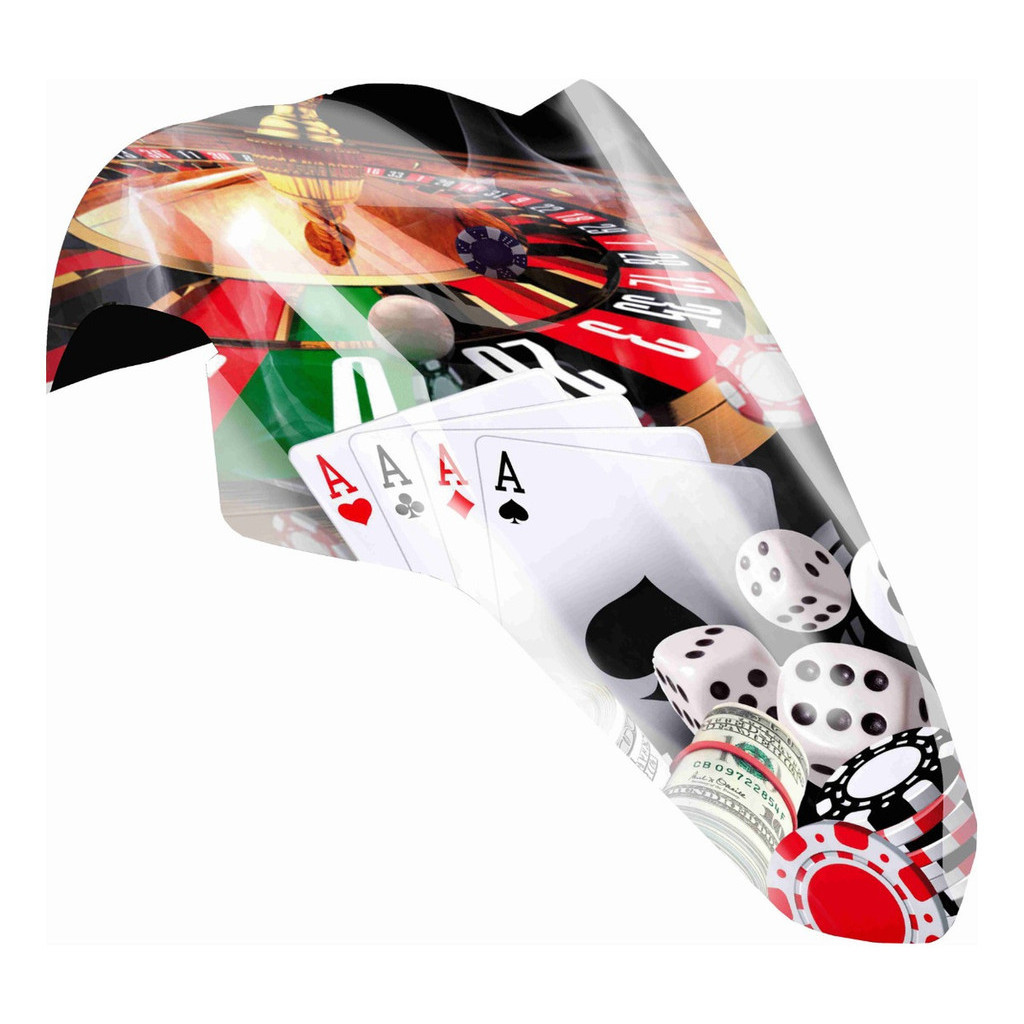 Adesivo Paralamas Moto Sticker Gamer Para-lama Cassino em Oferta na Shopee