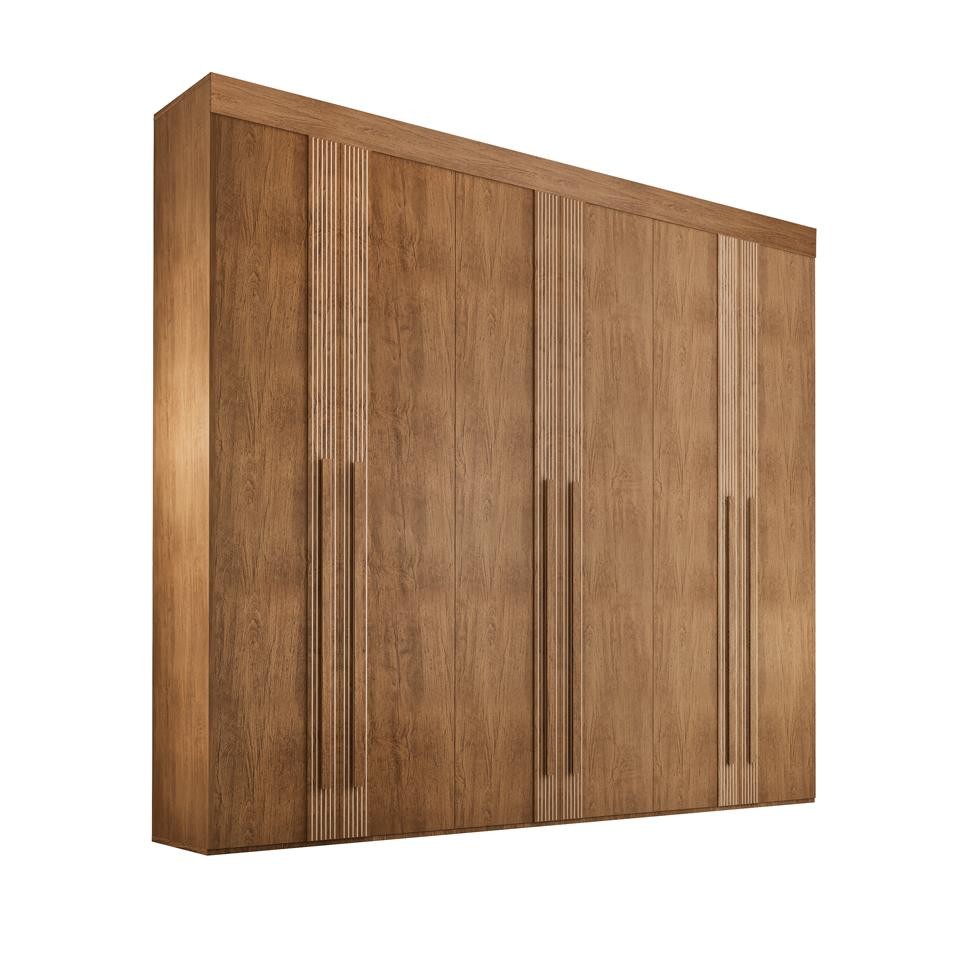Guarda-Roupa Casal Lucca Premium 6 PT Imbuia - Home & Living