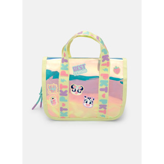 Necessaire Grande Color Block - Puket em Oferta na Shopee