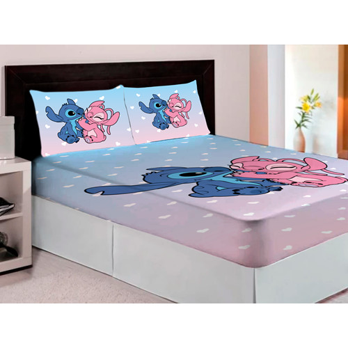 Lençol Casal Padrão de Personagem com elástico 3 Peças em Oferta na Shopee