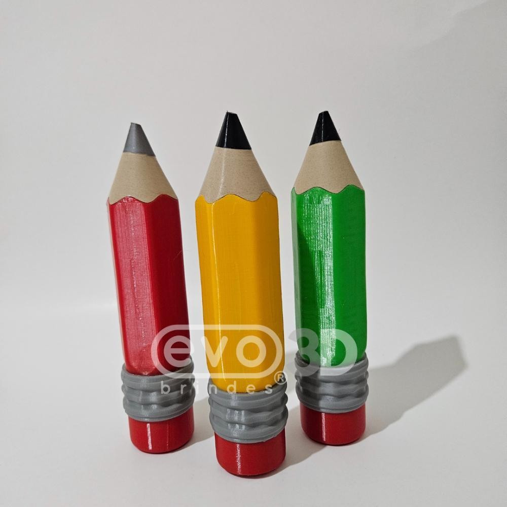 Estojo para Lápis e Canetas Divertido Porta Lápis em Formato de Lápis de Cor Gigante em Oferta na Shopee