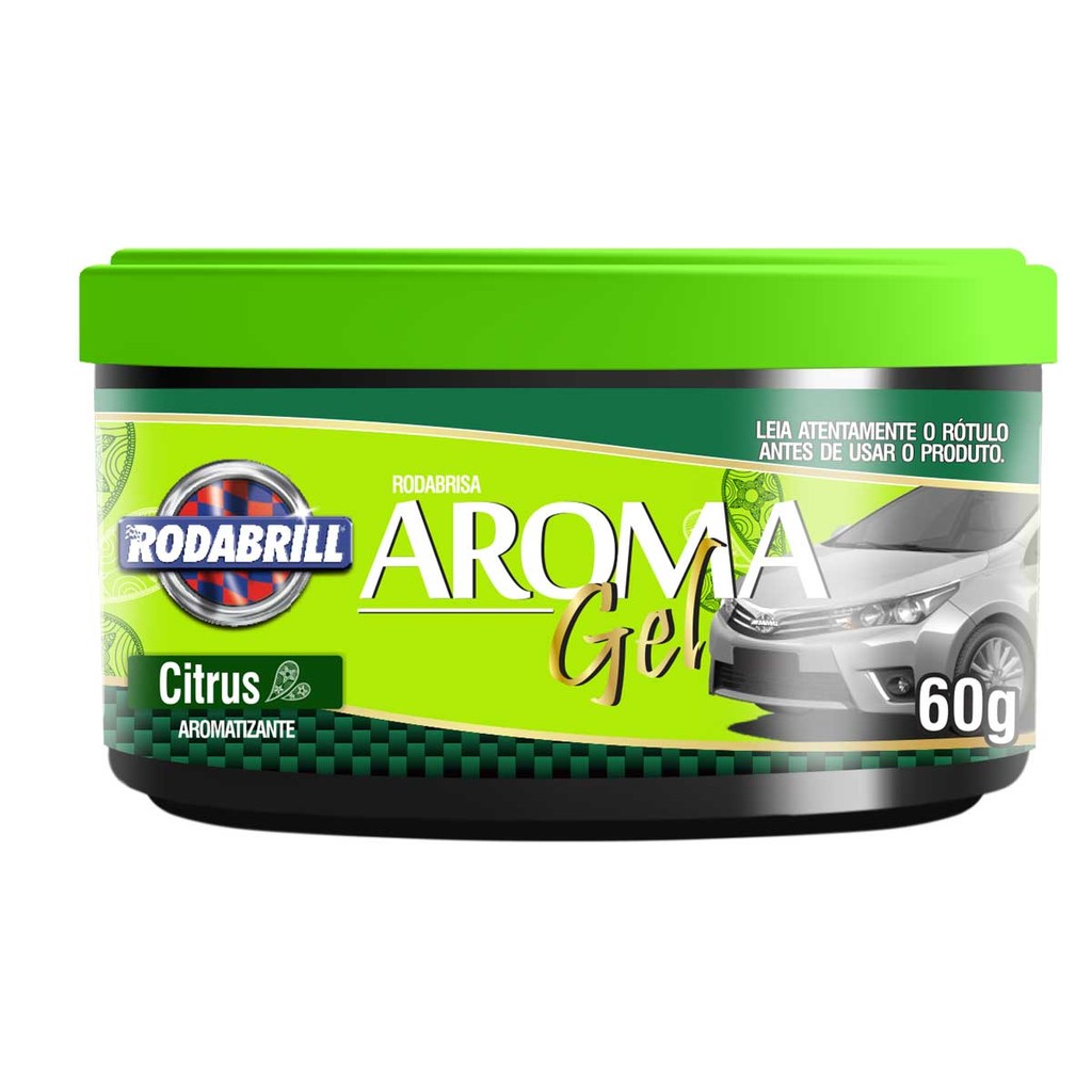 Aroma Gel Citrus 60g - Rodabrill em Oferta na Shopee
