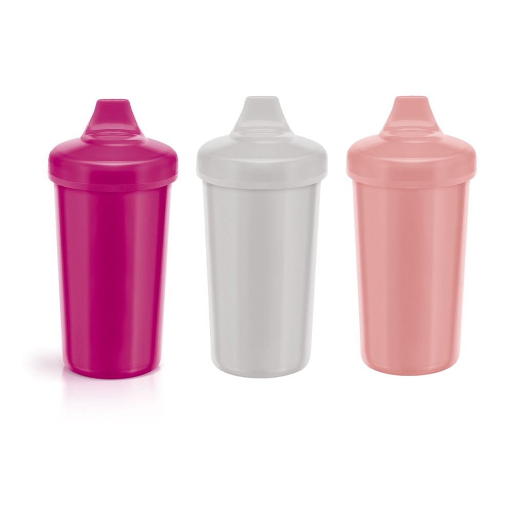 Kit 3 Copos Infantil Antivazamento Colors Max 320ml RS Lillo - Mom & Baby