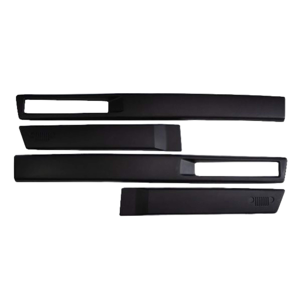 Friso tipo Original Preto 4P Renegade 2022 em diante e Adapta 15/21 4 Peças Grid - 4600AC-PTO-I em Oferta na Shopee