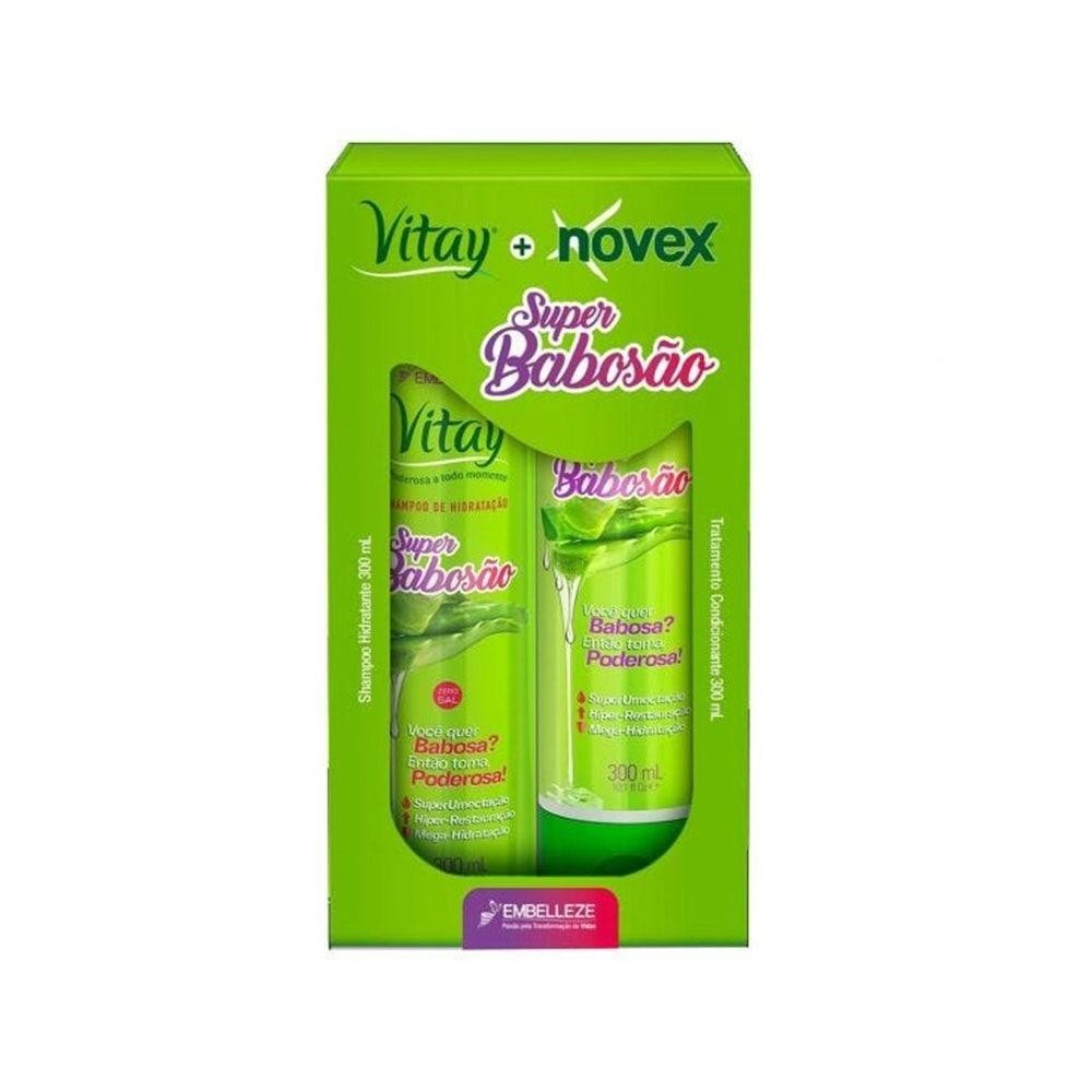 Kit Shampoo + Condicionador Novex Revitay Babosão