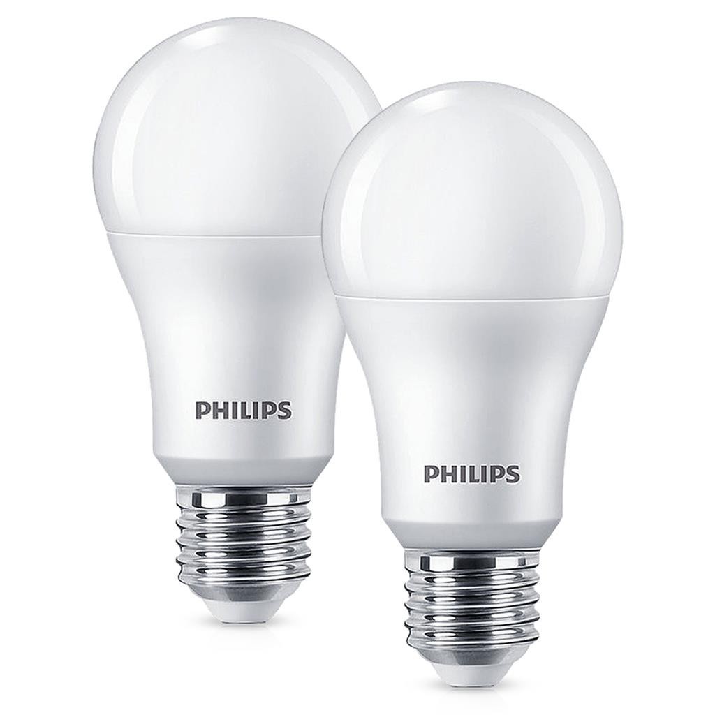 Kit 2 Lampadas LED Bulbo A65 11W Bivolt E27 6500K Philips em Oferta na Shopee