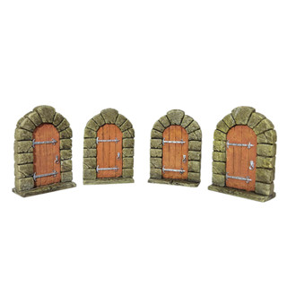 Miniatura Kit 4 Portas Cenário RPG Pintada Resina Masmorra Pathfinder Dungeons and Dragons em Oferta na Shopee