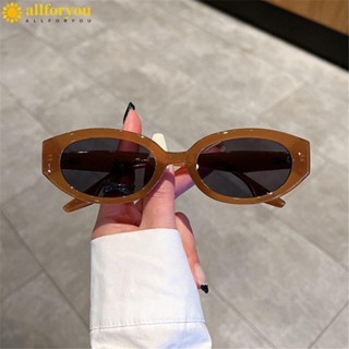ALLFORYOU1 Óculos De Sol Ovais Femininos , Com Estrutura Pequena De Proteção UV400 Vintage Y2K Eyewear for Women & Men
