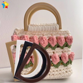 D Forma Redonda De Saco De Resina Alça Para Bolsas De Mão Artesanais De Bricolagem Acessórios De Moda Alças De Bolsa Tote em Oferta na Shopee
