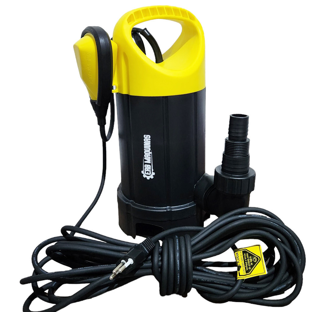 Bomba Submersível Água Limpa E Suja Abs Limpa Fossa Caixa De Gordura 370w 1/2cv 0,5cv Erbmaquinas - Home & Living