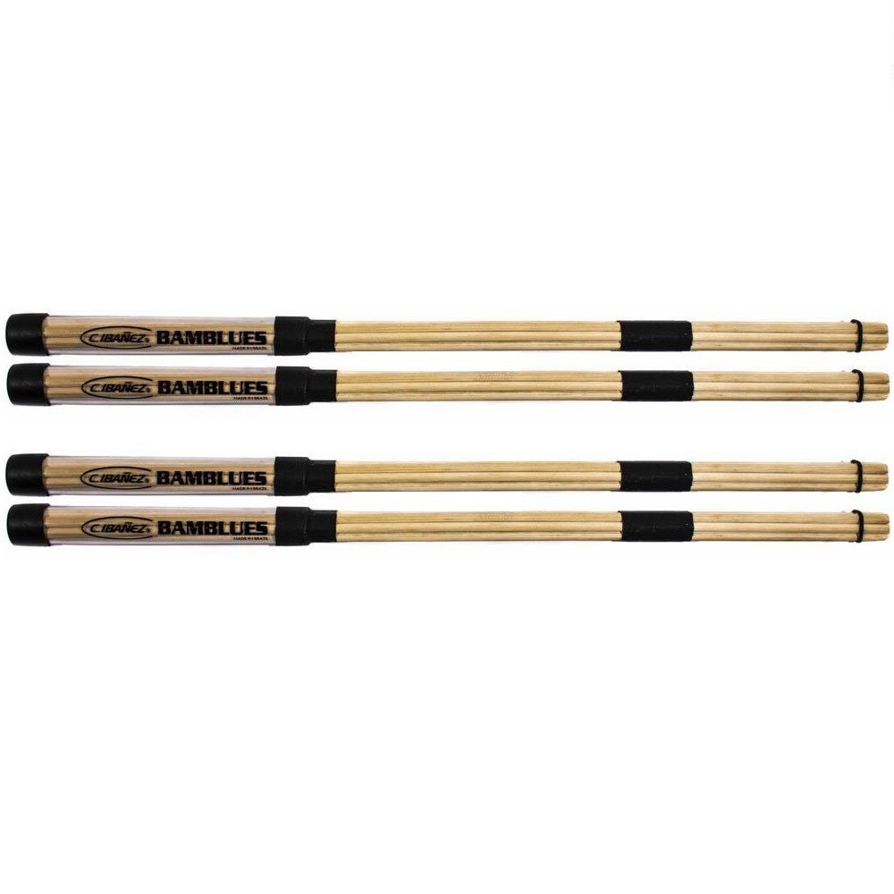 Kit 2 Pares Baqueta Acústica Bambu Bamblues C. Ibanez Blues
