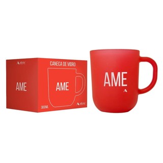 Caneca Toronto Emoções 300ml Vermelho - Ame + Caixa para Presente em Oferta na Shopee