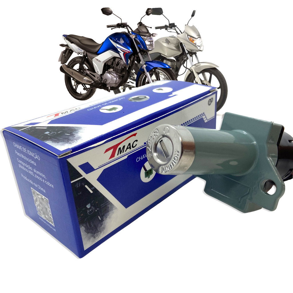 Chave De Ignição Para Cg 150 Titan Ks ES Mix Esd Fan Nxr Trava Miolo Da CG150 2009 a 2015 Ignicao