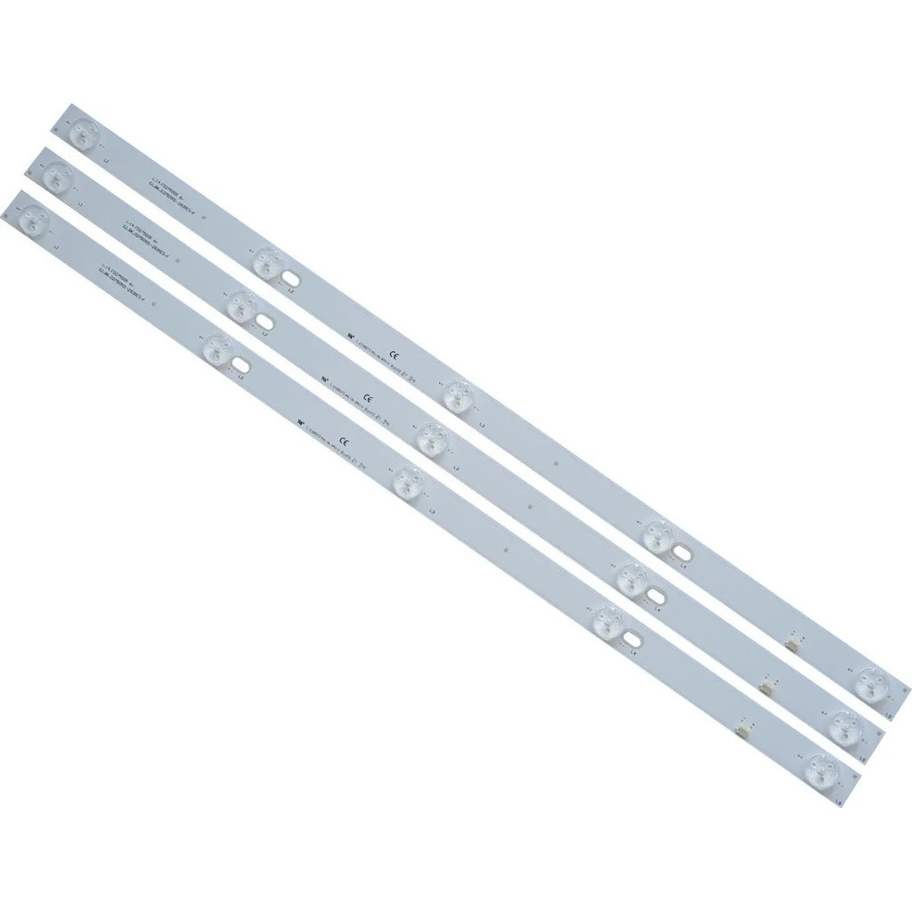 Kit 3 Barras de LED TV Compatível c/ PHILCO PH28D27 / PH28NCH - Barras Novas com 5 Led's de 6V cada